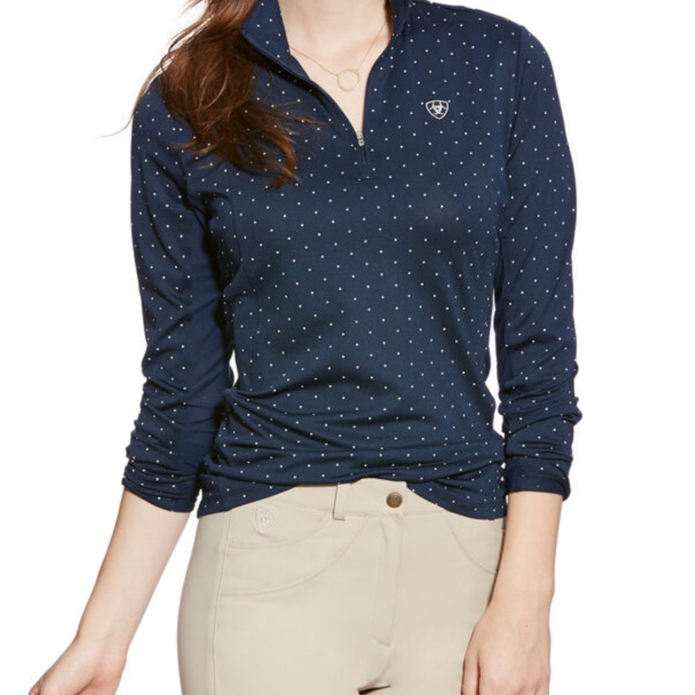 Ariat Girls’ Sunstopper 2.0 1/4 Zip Baselayer